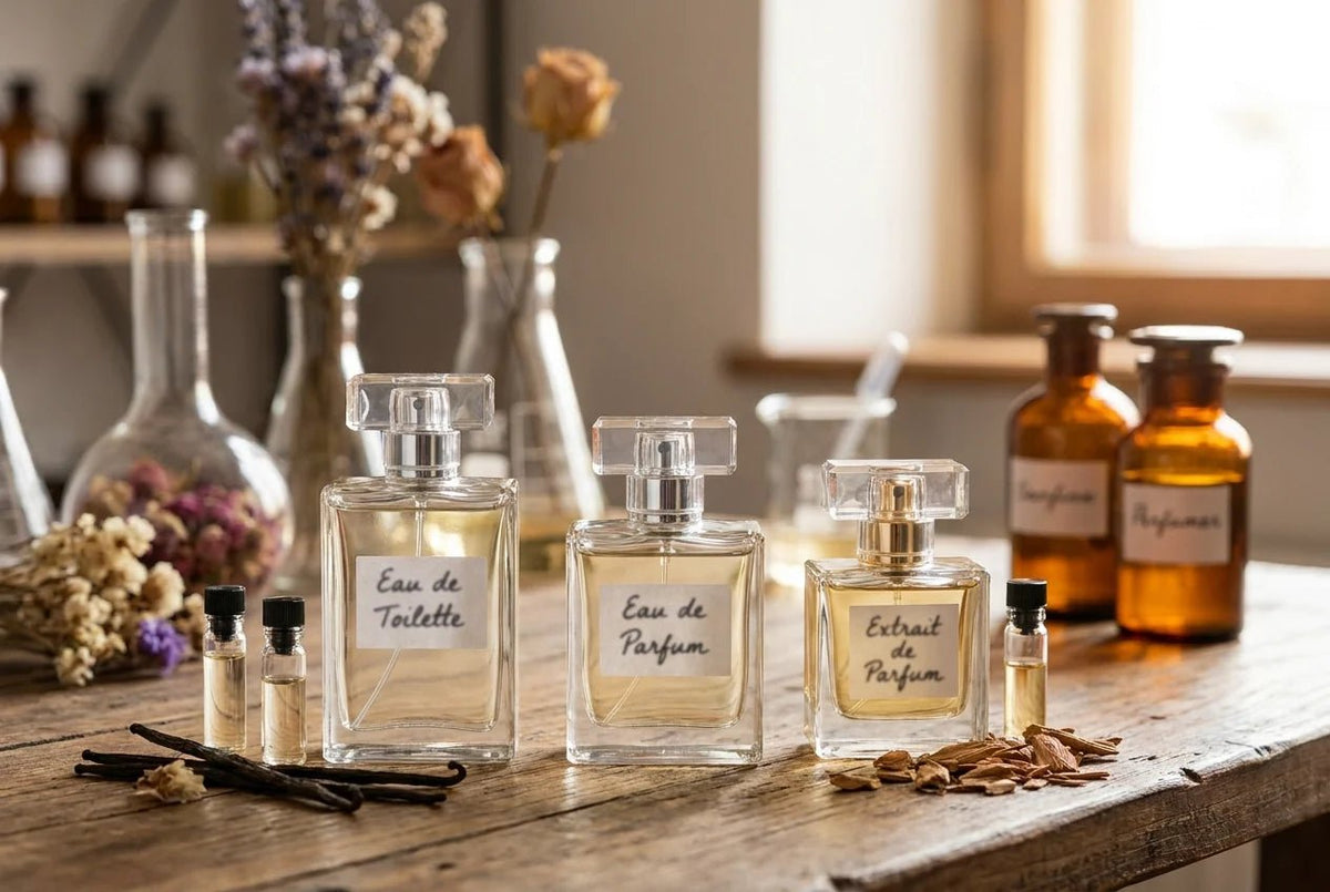 EDT vs EDP vs Extrait: What Makes a Scent Last Longer - Aroma Avenue
