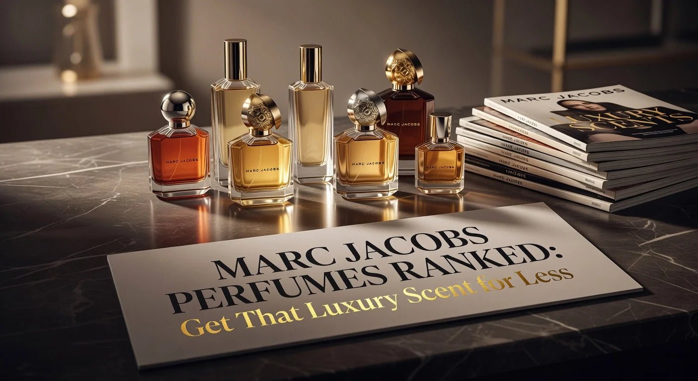 Marc Jacobs Perfumes Ranked: Get That Luxury Scent for Less - Aroma Avenue