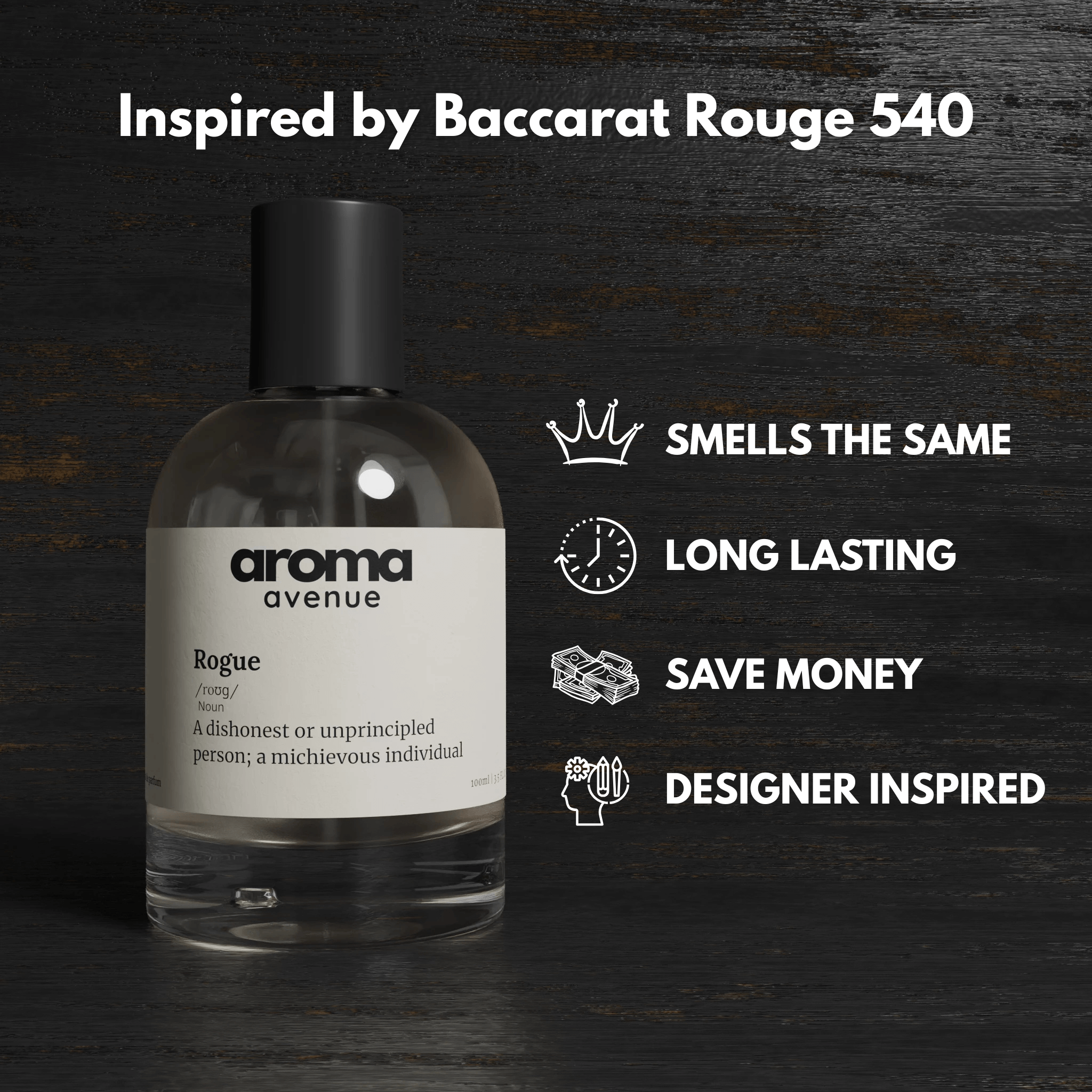 Rogue - Inspired by Baccarat Rouge - Aroma Avenue