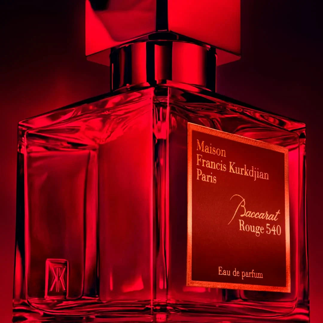 bottle of baccarat rouge 540 perfume