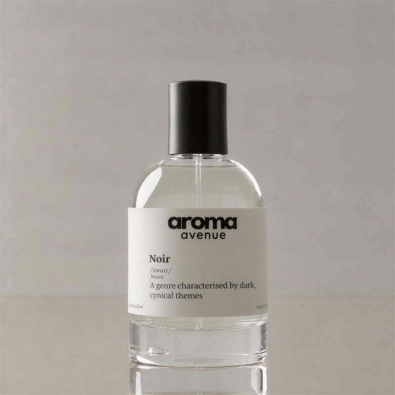 Noir - Inspired by Black Opium - Aroma Avenue 100ml eau de parfum bottle