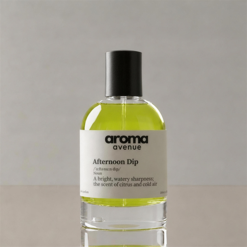 Afternoon Dip - Inspired by Afternoon Swim - Aroma Avenue 100ml eau de parfum bottle