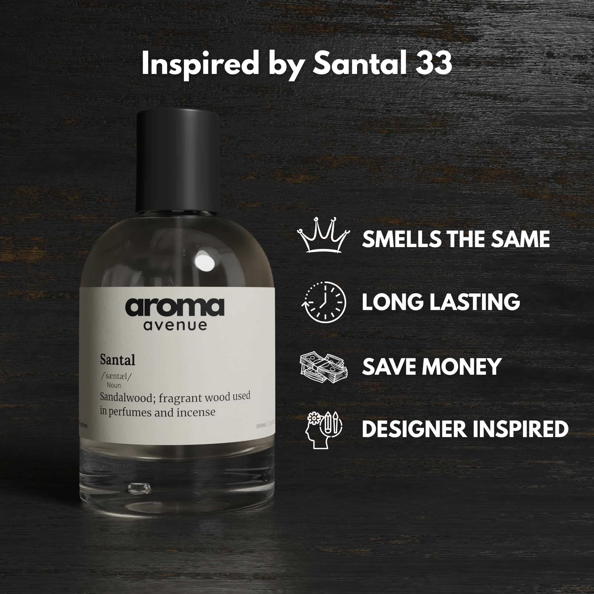 Santal - Inspired by Santal 33 - Aroma Avenue